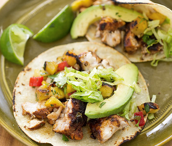 Grilled fish tacos