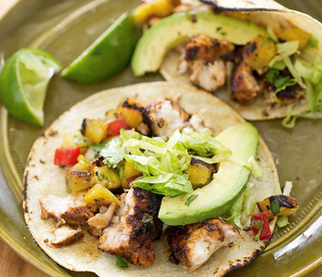 Grilled fish tacos