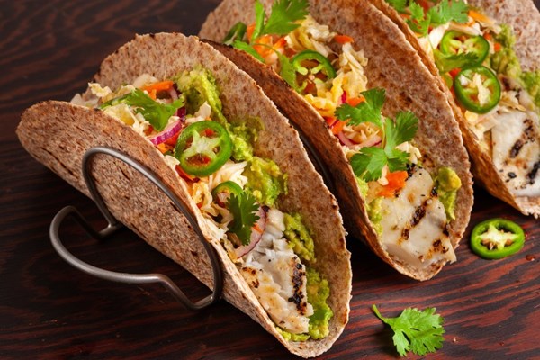 Grilled fish tacos