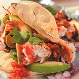 Grilled fish tacos