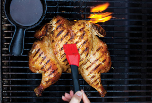 Grilled five-spice chicken