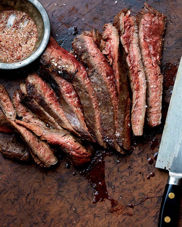 Grilled flank steak