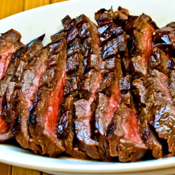 Grilled flank steak 