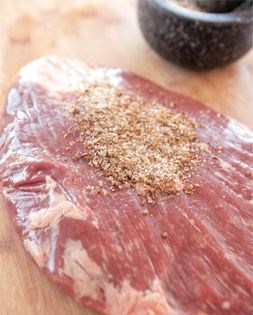Grilled flank steak