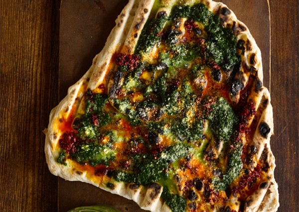 Grilled flatbread