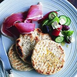 Grilled focaccia flatbreads