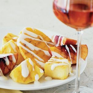 Grilled fruit salad