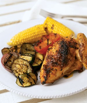 Grilled garlic chicken