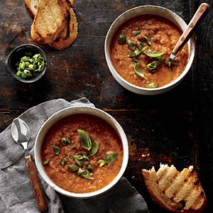 Grilled gazpacho