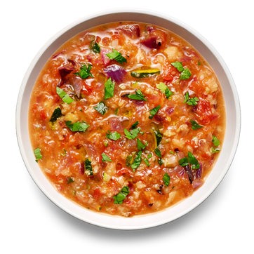 Grilled gazpacho