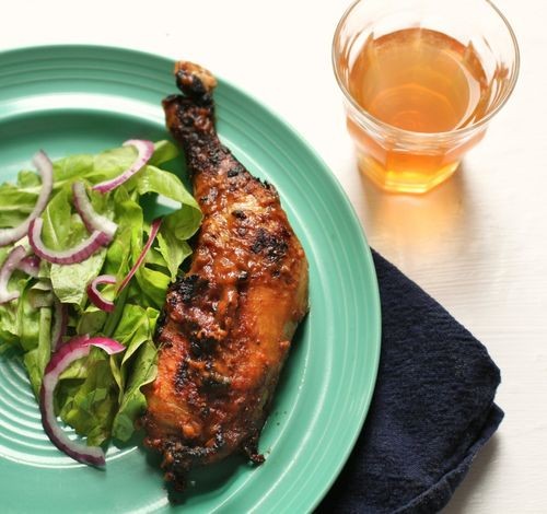 Grilled ginger-beer chicken