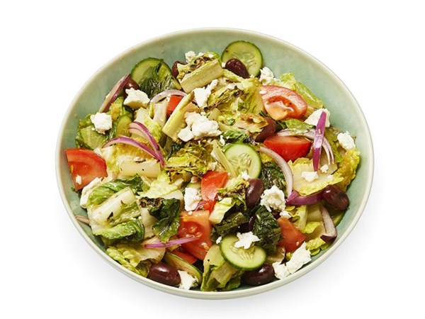 Grilled Greek salad