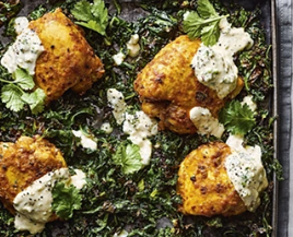 Grilled gunpowder chicken