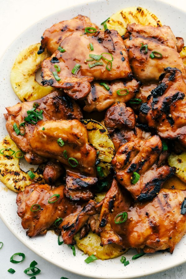 Grilled huli huli chicken