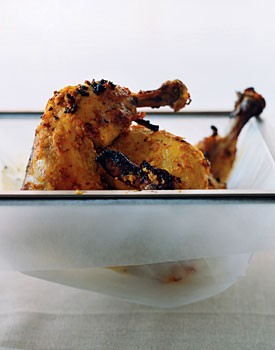 Grilled Indian-spiced butter chicken