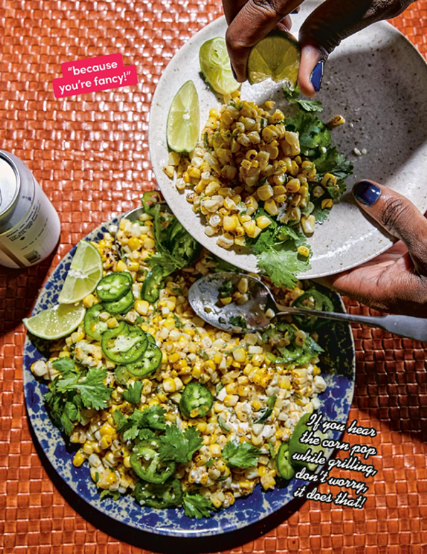 Grilled jalapeño corn off the cob (@cookingwithshereen)
