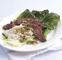 Grilled Korean skirt steak