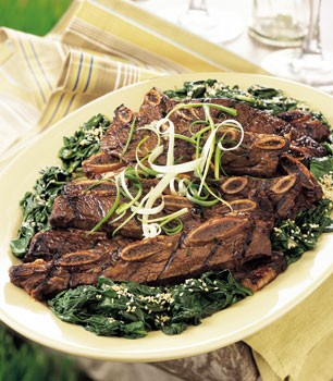 Grilled Korean-style short ribs