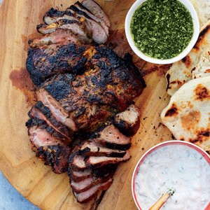Grilled lamb