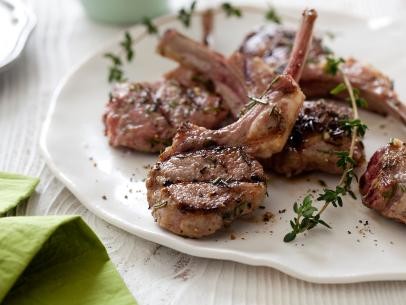 Grilled lamb chops