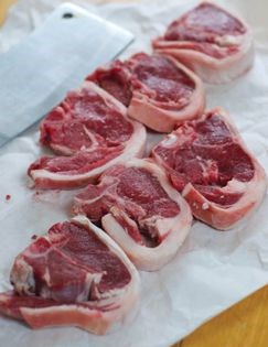 Grilled lamb chops