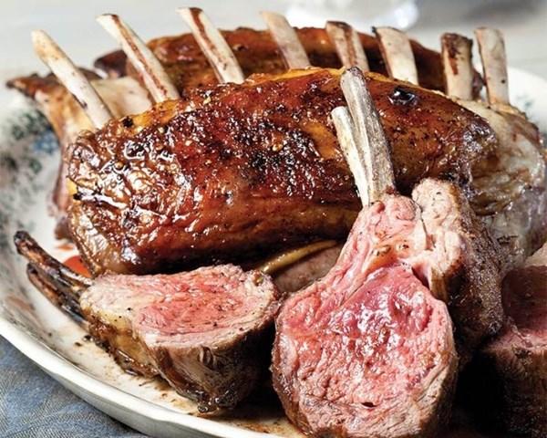 Grilled lamb chops with herb chimichurri