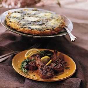 Grilled lamb ribs (Agnello a scottadito)