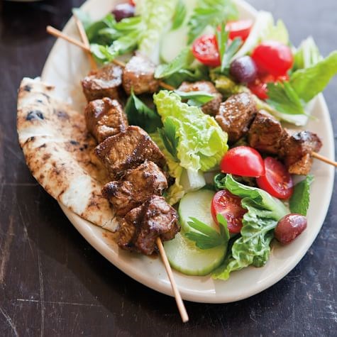Grilled lamb salad