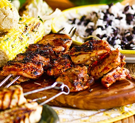 Grilled lemon & garlic chicken (Frango churrasco)