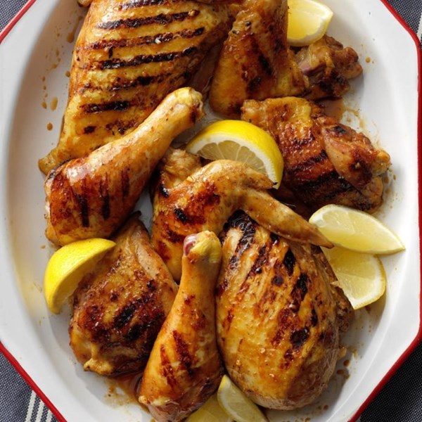 Grilled lemon chicken