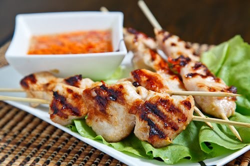Grilled lemongrass chicken