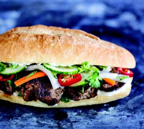 Grilled lemongrass pork
