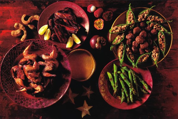 Grilled lime-flavoured mini-ribs