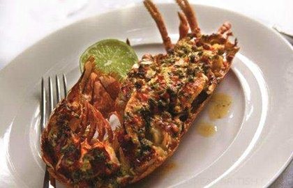Grilled lobster