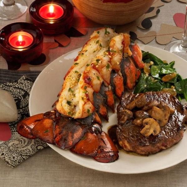 Grilled lobster tail