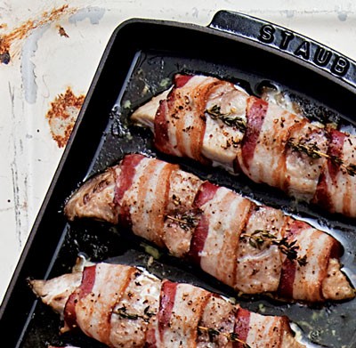 Grilled lobster with cilantro–chile butter 