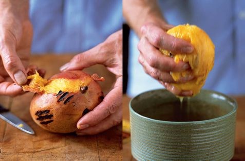 Grilled mango chutney