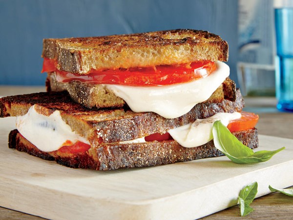 Grilled Margherita sandwiches