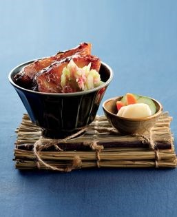 Grilled miso cod don (Tara no miso yaki don)