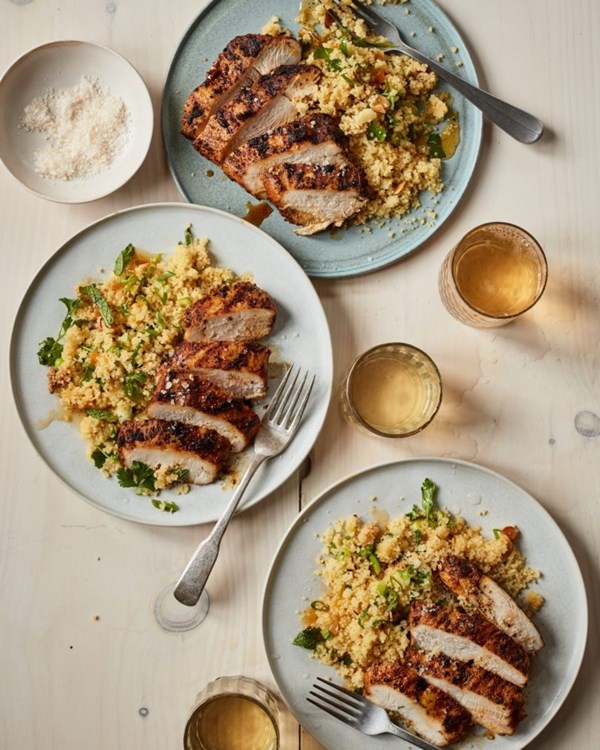 Grilled Moroccan chicken