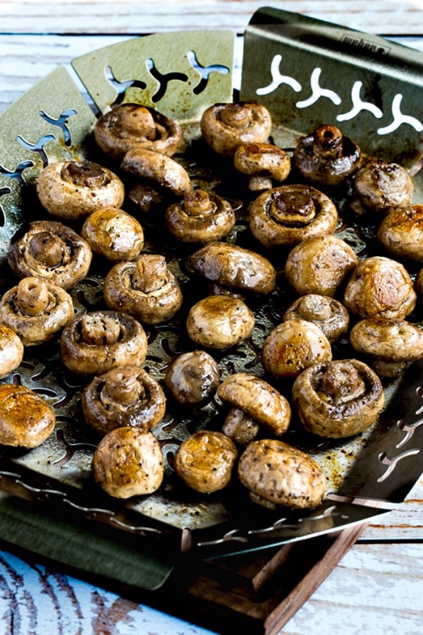 Grilled mushrooms