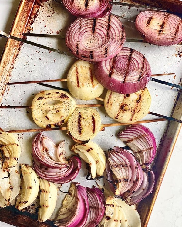 Grilled onions