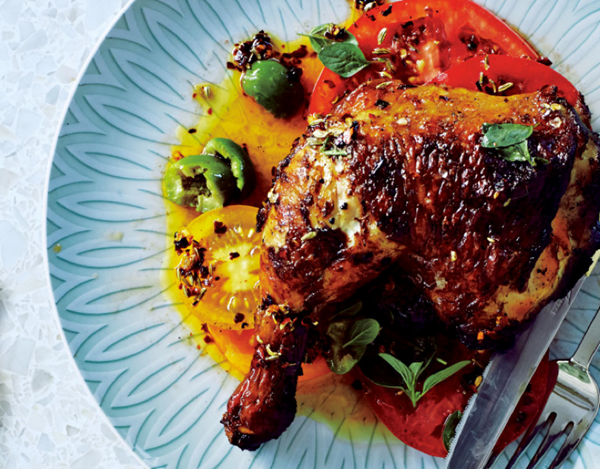 Grilled oregano chicken