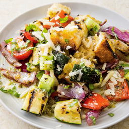 Grilled panzanella