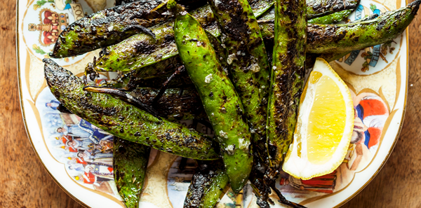 Grilled peas