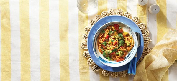 Grilled pepper pasta 