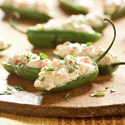 Grilled pepper poppers