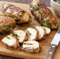 Grilled pesto chicken