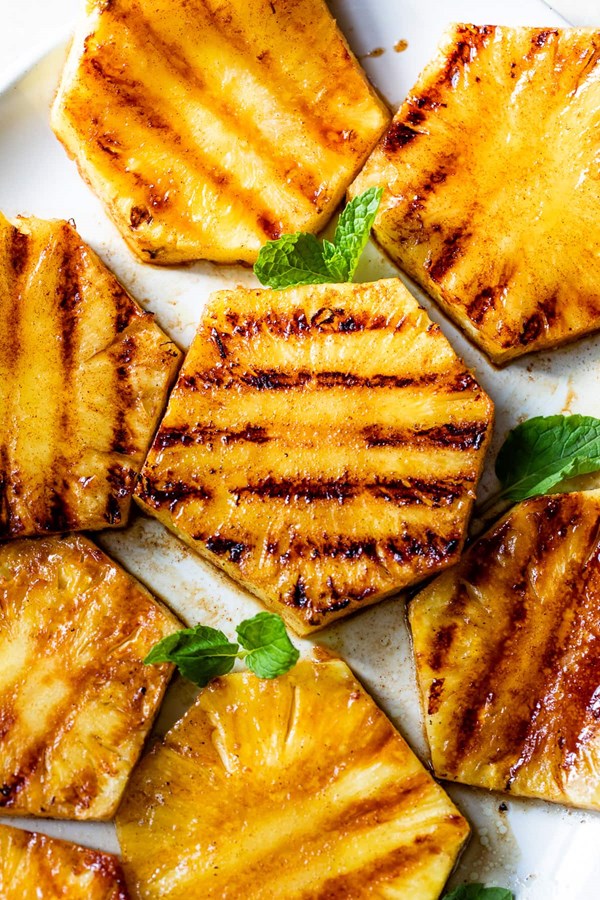 Grilled pineapple