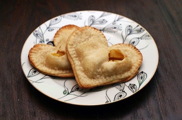 Grilled pineapple five spice hand pies